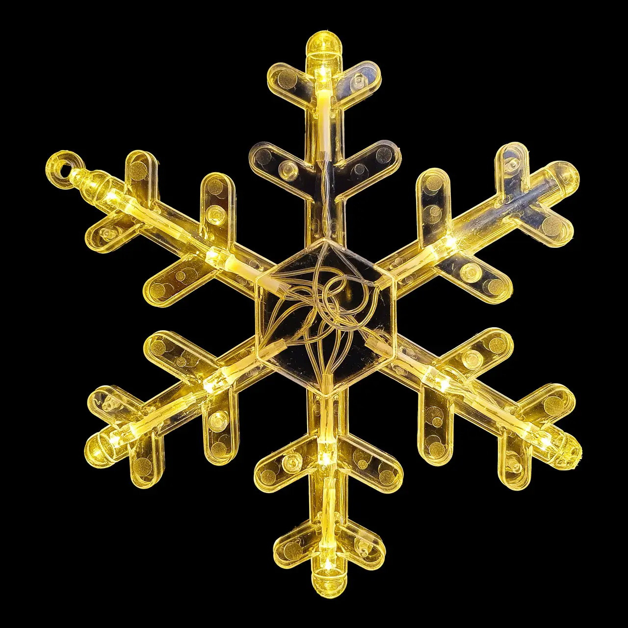 Светодиодная гирлянда штора Снежинки и звезды (30) - фото 3 - id-p2063310864