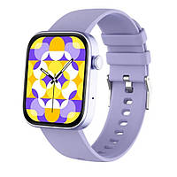 Смарт годинники жіночі COLMI/smart watch / Фітнес браслет (ФІОЛЕТОВОГО) кольору