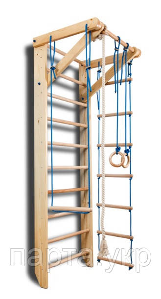 Спортивний куточок, шведська стінка "Фаворит" 220/240 см, фото 1