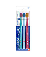 Набір зубних щіток 3 шт Curaprox Ultra Soft 5460, курапрокс ультра софт, для дорослих