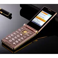 Кнопочный телефон Tkexun A15 Brown Flip