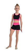 Комплект топ і подвійні шорти для гімнастики та акробатики Vlad&K