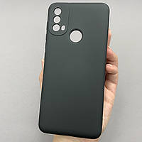 Чехол для Motorola Moto E40 силикон кейс с защитой камеры на телефон моторола е40 черный y0t