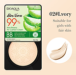 Кушон с алое вера Bioaqua Aloe Vera 99% Air Cushion BB Cream, 20 г., фото 2