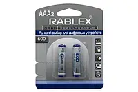 Батарейки акумулятор RABLEX AАA (R03) 600mAh