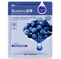 Тканевая маска с экстрактом черники Hchana Blueberry Moisturizing Mask