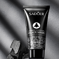Маска-пленка Sadoer с бамбуковым углем очищающая против акне от черных точек для проблемной кожи, 60 мл.