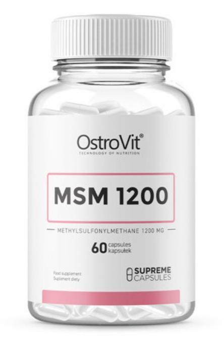 Метилсульфонилметан OstroVit MSM 1200 60 капсул EXP 4/25 року включно