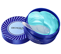 Патчи гидрогелевые Bioaqua Blue Copper Peptide Essence Eye Mask с пептидами голубой меди, 60 шт.