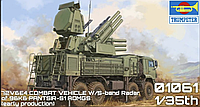 Сборная модель военной техники Trumpeter 01061 Russian 72V6E4 Combat Vehicle of 96K6 Pantsir -S1 ADMGS