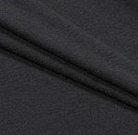 Ткань лакоста евро темно серая хлопок 180 см для спортивных футболок шортов