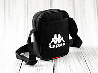 Молодежная сумка мессенджер через плечо барсетка KAPPA SET тканевая повседневная на 4 отдела
