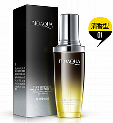 Масло для волос BIOAQUA Wake Up Sleeping Hair Lemon Flower с экстрактом лимонного цветка, 40 мл.