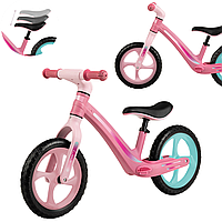Дитячий легкий біговел велобіг для дівчаток MoMi MIZO Pink, Біговий велосипед без педалей для малюків
