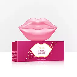 Маска патчи для губ с гиалуроновой кислотой в банке Veze Double Moisturizing Lip Mask, 60г.