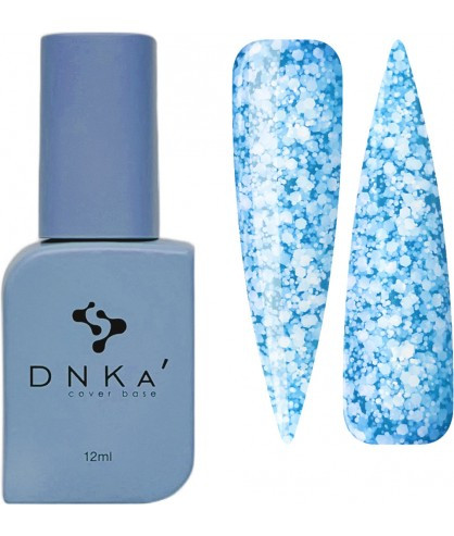 База камуфлююча DNKa Cover Base 0068 Breeze яскраво-блакитна база з багатокутниками 12 мл