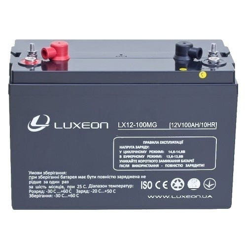 Акумуляторна батарея LUXEON B100-12