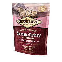 Сухой корм для котят Carnilove Cat Salmon & Turkey Kitten 400 г (лосось и индейка) h