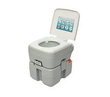 Біотуалет портативний зі зливним патрубком та індикатором ємності нечистот Time Eco TE-3320T