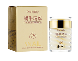Омолаживающий крем для лица с муцином улитки One Spring Snail Cream, 60 г.