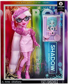 Лялька Рейнбоу Хай Шедоу Хай Лаванда Лінн Rainbow High Shadow High Lavender — Purple Fashion Doll Rainbow