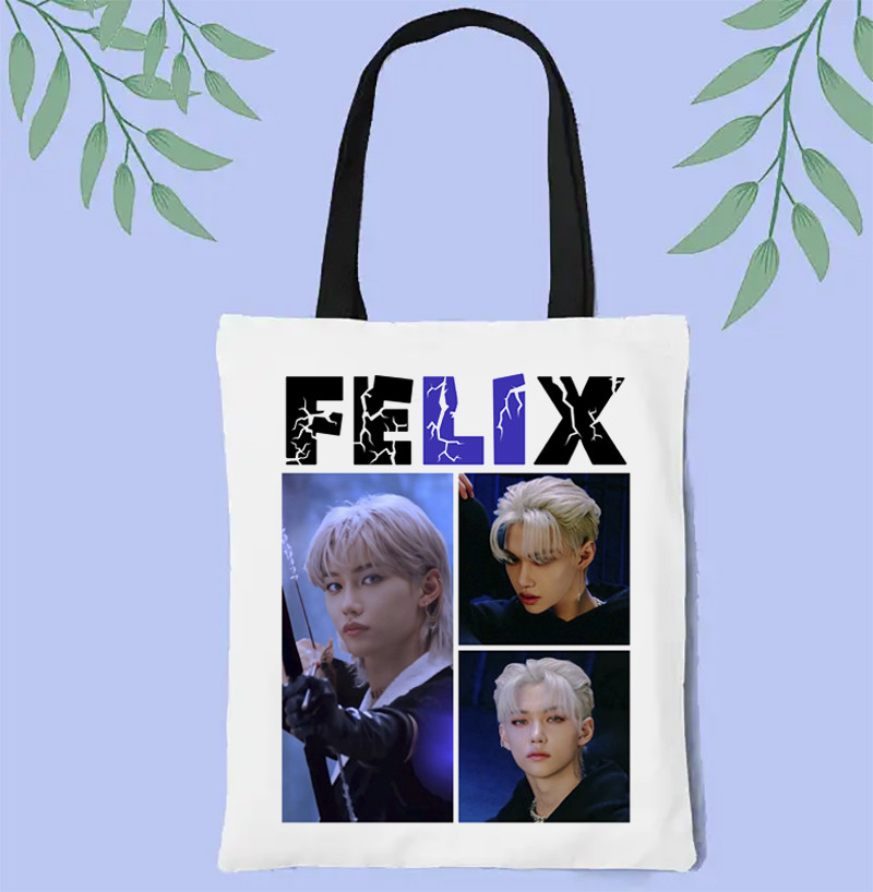 Шопер Стрей Кидс Феликс. Сумка Stray kids Felix, фото 1