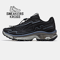 Мужские кроссовки Salomon XT Slate Advanced Black, Демисезонные кроссовки Саломон, Salomon черные