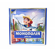 Настільна гра Монополія Рибальська українською мовою Залізні фішки ексклюзивна версія