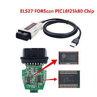 Автомобільний сканер ELS27 FORScan OBD2 з чіпом PIC18F25K80 для діагностики Ford Mazda