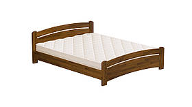 Двоспальне ліжко Венеція Estella дерев'яна 160х200 см з бука в кольорі горіх-світлий-103
