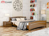 Двоспальне ліжко Estella Венеція 160х190 см дерев'яна горіх-світлий-103, фото 5