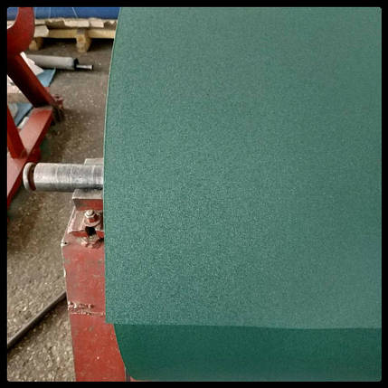 Листова рулонна сталь — Гладкий лист ТМ POLYSTEEL 0,5 мм / 1250 / PEMA / RAL 6005, фото 1