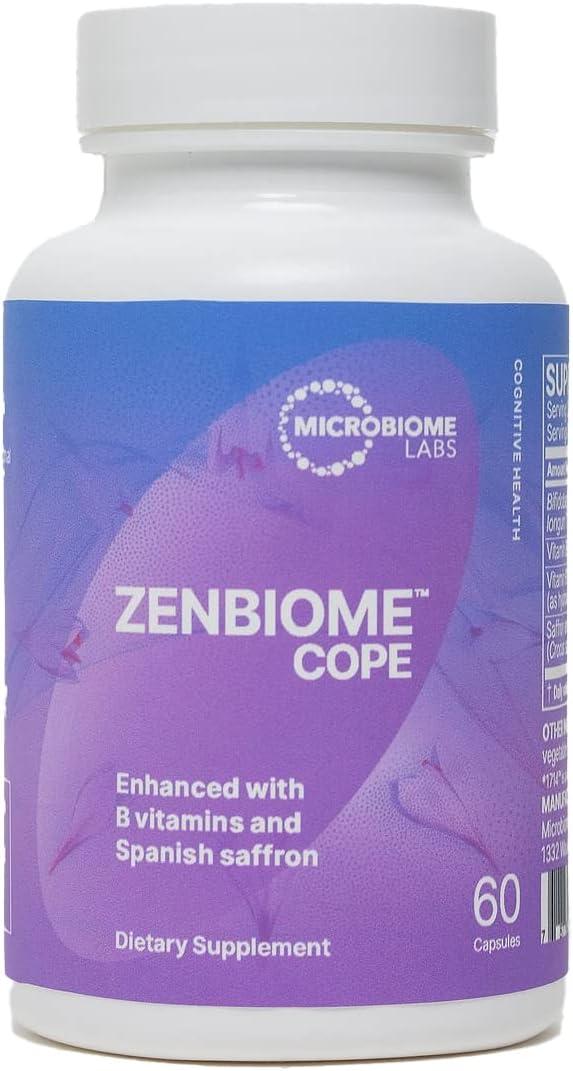 Microbiome Labs ZenBome Cope / Підтримка подолання випадкового стресу 60 капсул, фото 1