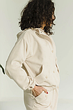 Молодіжна вельветова куртка коротка із якісної італьйської тканини 42-52 розміри різні кольори бежева, фото 2