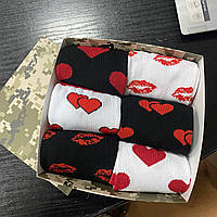 Подарочный бокс набор женских подарочных носков 36-41 на 6 пар r_390