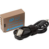 Акумулятор PowerPlant Fujifilm TNP-W126 1050mAh з кабелем Type-C