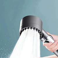 Душова лійка з масажним ефектом та можливістю обертання на 360° - TURBOCHARGED SHOWER HEAD.