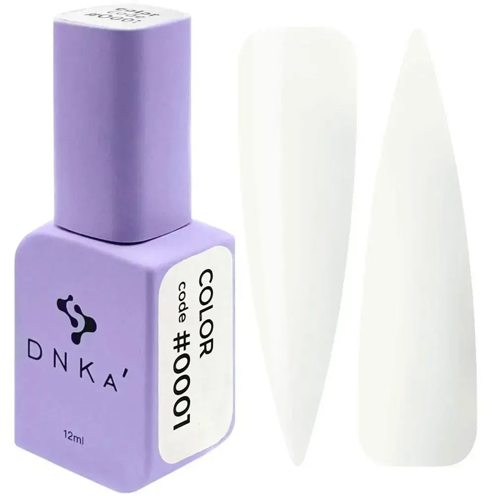 Гель-лак DNKa 0001 молочний 12 мл