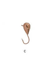 Мормишка вольфрамова Fishing ROI Крапля з вушком 3mm 0.45гр (copper, мідний (золотисто-рожевий)) (10 шт) (400-11-03-C)