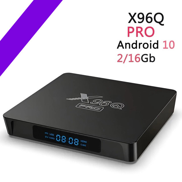 Смарт ТВ Приставка X96Q PRO 2/16 Гб Android 10 4K Allwinner H313 Smart ...