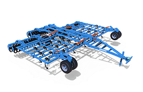 Культиватор MAKTILLER-6 S-подібні стійки подвійний барабан