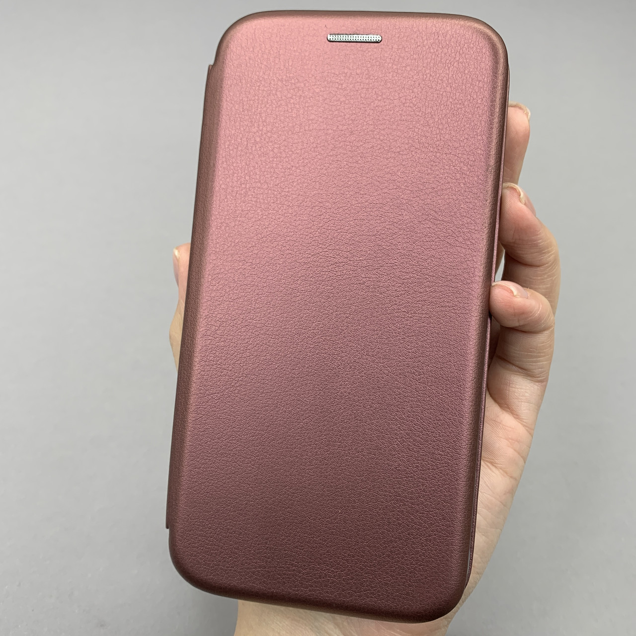 Чохол книга для Samsung S7 Edge книжка з підставкою на телефон самсунг с7 едж бордова stn