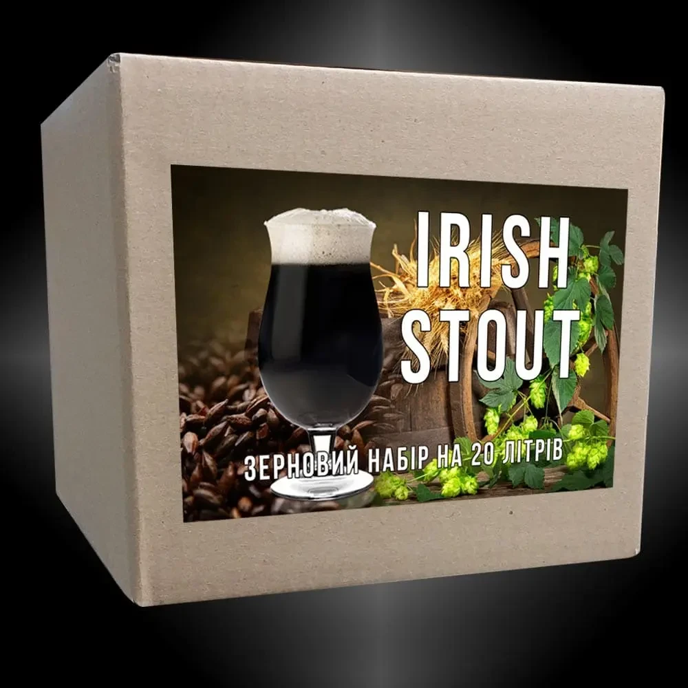 Зерновий набір для приготування пива Irish Stout - набір інгредієнтів на 20л - Ірландський стаут, фото 1