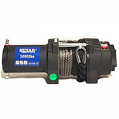 Лебідка електрична для квадроцикла 1,4т 12V BST 3000 LBS трос текстильний Husar Winch
