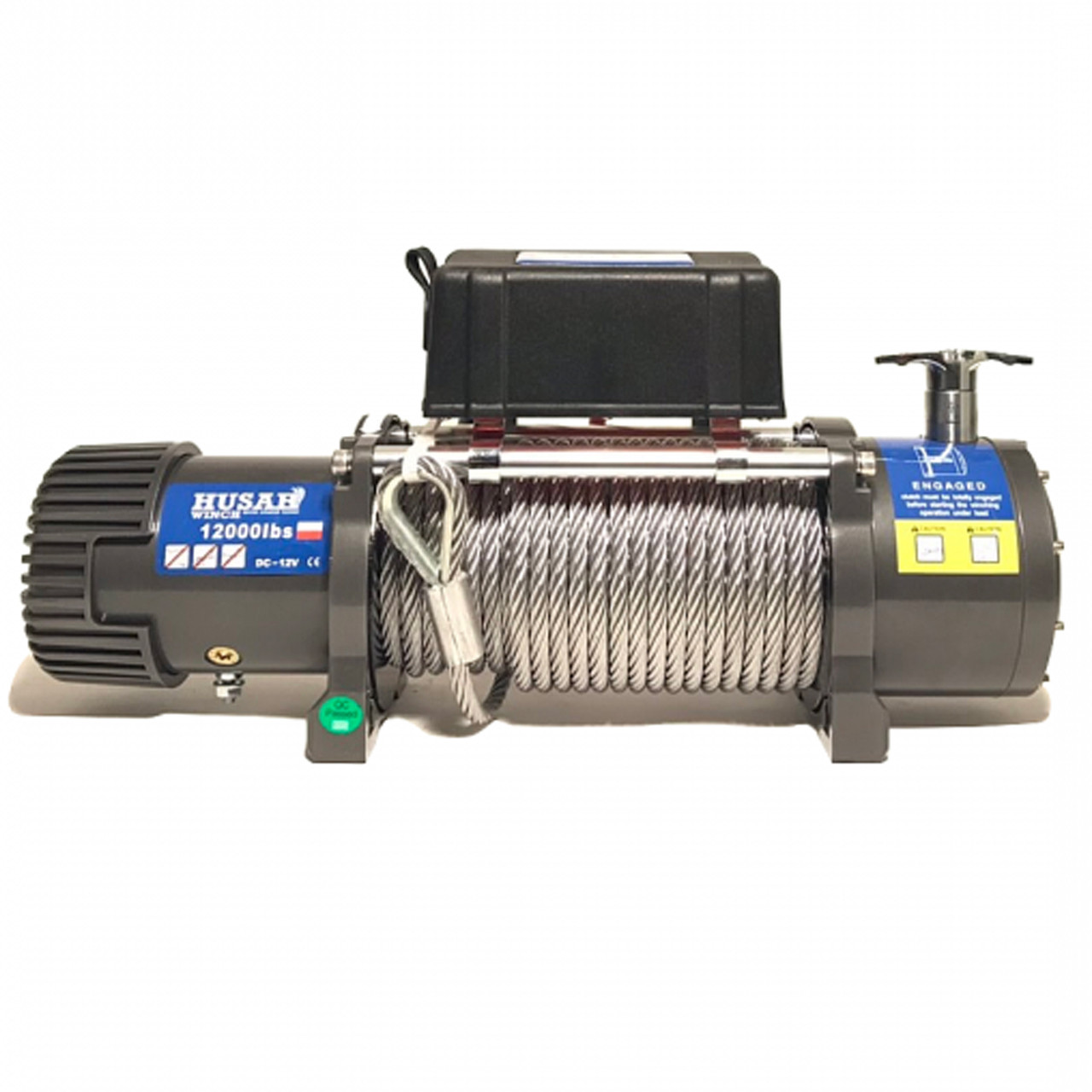 Лебідка електрична 5,8 т 12V BST 13000 LBS Husar Winch, фото 1
