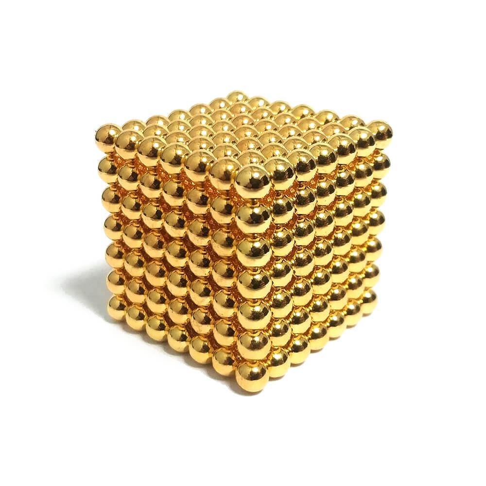 Неокуб (NeoCube) у боксі 216 кульок Золотий LS-007758