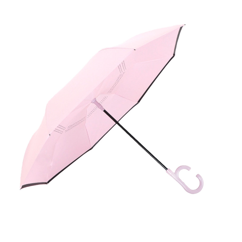 Парасолька навпаки жіноча Up-Brella 1166 Рожева (11203-64619)