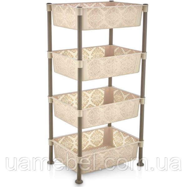 Етажерка для овочів ротанг Nostalgia Lace 213020 Бежева