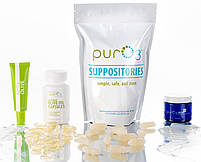 PurO3 Ozonated Olive Oil Suppositories / Свічки з озоном + олія оливи 10 шт. BX603, фото 5