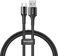 Кабель с подсветкой Baseus Halo Data Cable USB for Micro USB 1M Black (CAMGH-B01)